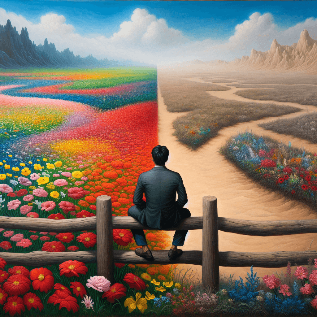 오늘의 영어 숙어: Sitting on the fence