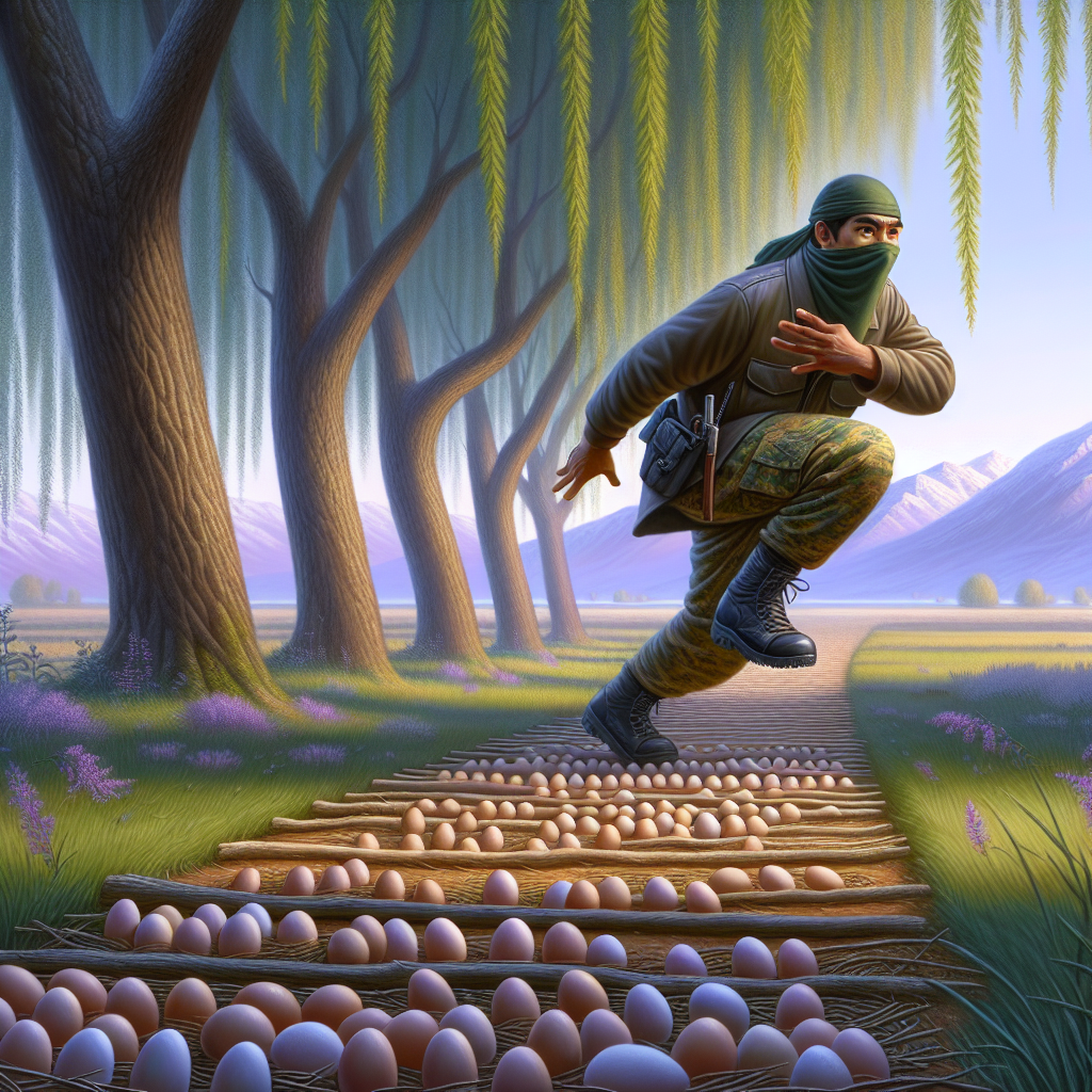 오늘의 영어 숙어: Walking on eggshells