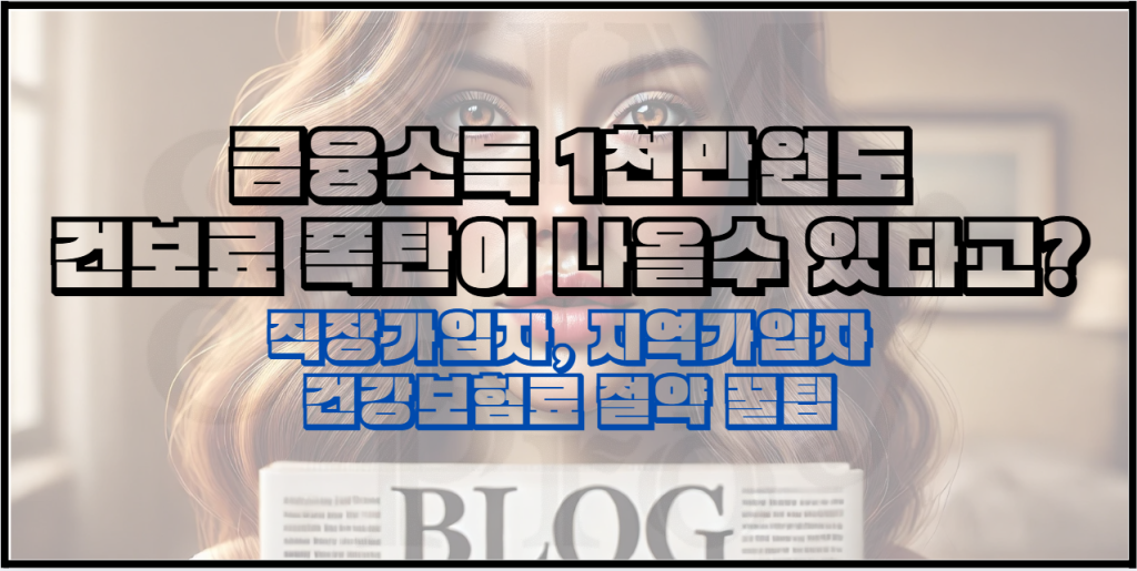 금융소득 1천만원도 건보료 폭탄을 맞을수 있다고요?