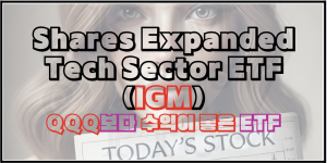 IGM - iShares Expanded Tech Sector ETF - QQQ보다 수익이 좋은 기술섹터 ETF