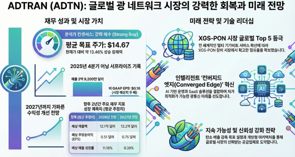 에드트란(Adtran Holdings)(ADTN) 주가전망 및 투자전략