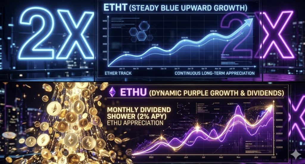 ETHT vs ETHU 이더리움 2배 레버리지 ETF 비교 분석 1 ETHT vs ETHU 이더리움 2배 레버리지 ETF 비교 분석