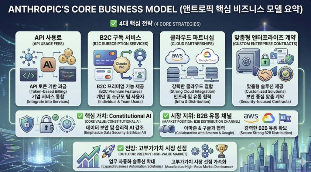 엔트로픽(Anthropic)은 어떻게 돈을 벌까? 2 세부 수익원 분석 및 비즈니스 전략